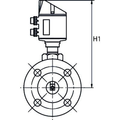 Produktbild von RIEGLER® - Durchflussmengenmesser, DN 15, FL 15, 0,2 - 90 m³/h