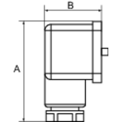 Produktbild von RIEGLER® - Druckschalter elektrischer Anschluss Gerätestecker Form A, G 1/4", 1