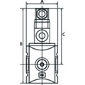 Produktbild von RIEGLER® - Verteiler »FUTURA-mini« BG 0, G 1/4", mit Druckschalter 0,5-10 bar