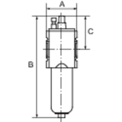 Produktbild von RIEGLER® - Nebelöler »FUTURA-mini« mit Metallbehälter, BG 0, G 1/4"