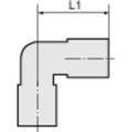 Produktbild von RIEGLER® - Einstellbare Winkel-Verschraubung, Dichtkegel, Rohr-Aø15 Edelstahl 1