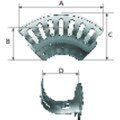 Produktbild von RIEGLER® - Schlauchhalter, Aluminium unlackiert, mittel