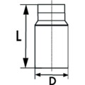 Produktbild von RIEGLER® - Saugkorb für Rückschlagventile, Edelstahl 1.4301, G 1"