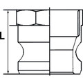 Produktbild von RIEGLER - Kamlok-Schnellkupplungsstecker mit IG, Typ A, Edelstahl 1.4401, G 3"