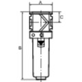 Produktbild von RIEGLER® - Aktivkohlefilter »variobloc«, Metallbehälter, Sichtrohr, BG 1, G 3/8