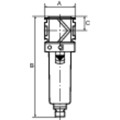 Produktbild von RIEGLER® - Filter »variobloc«, mit Polycarbonatbehälter, BG 2, G 1/2"