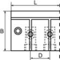 Produktbild von RIEGLER® - Verteilerleiste 10 integrierte Kugelhähne, Alu-Druckguss, G 3/8"