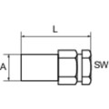 Produktbild von RIEGLER® - Filter »inline«, 36 µm, G 1/8" I/I, SW 17