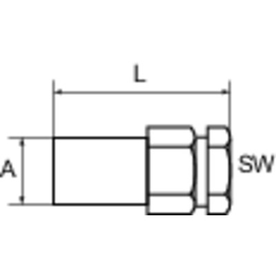 Produktbild von RIEGLER® - Filter »inline«, 36 µm, G 1/8" I/I, SW 17