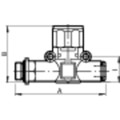 Produktbild von RIEGLER® - Manometer »lineonline«, Gewinde (Eingang), M5, Schlauch -Ø 4 (Ausgan