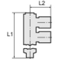 Produktbild von RIEGLER® - L-Mehrfachverteiler 3-fach »click-clock«, drehbar, G 1/8" A Ø 8mm