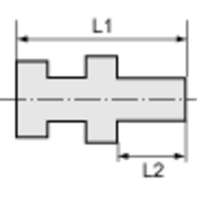 Produktbild von RIEGLER® - Gerade Einschraubverschraubung, G 1/8", Rohr-Ø8, Edelstahl 1.4571, 1