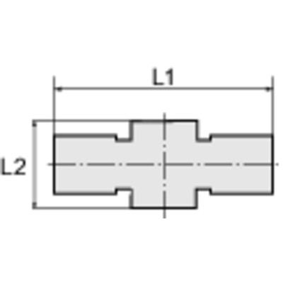 Produktbild von RIEGLER® - T-Ringstück, für Hohlschraube G 3/8", Schlauch-Ø 8mm, Messing vernic