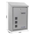 Rottner Briefkasten Casa Inox Produktbild img4 S
