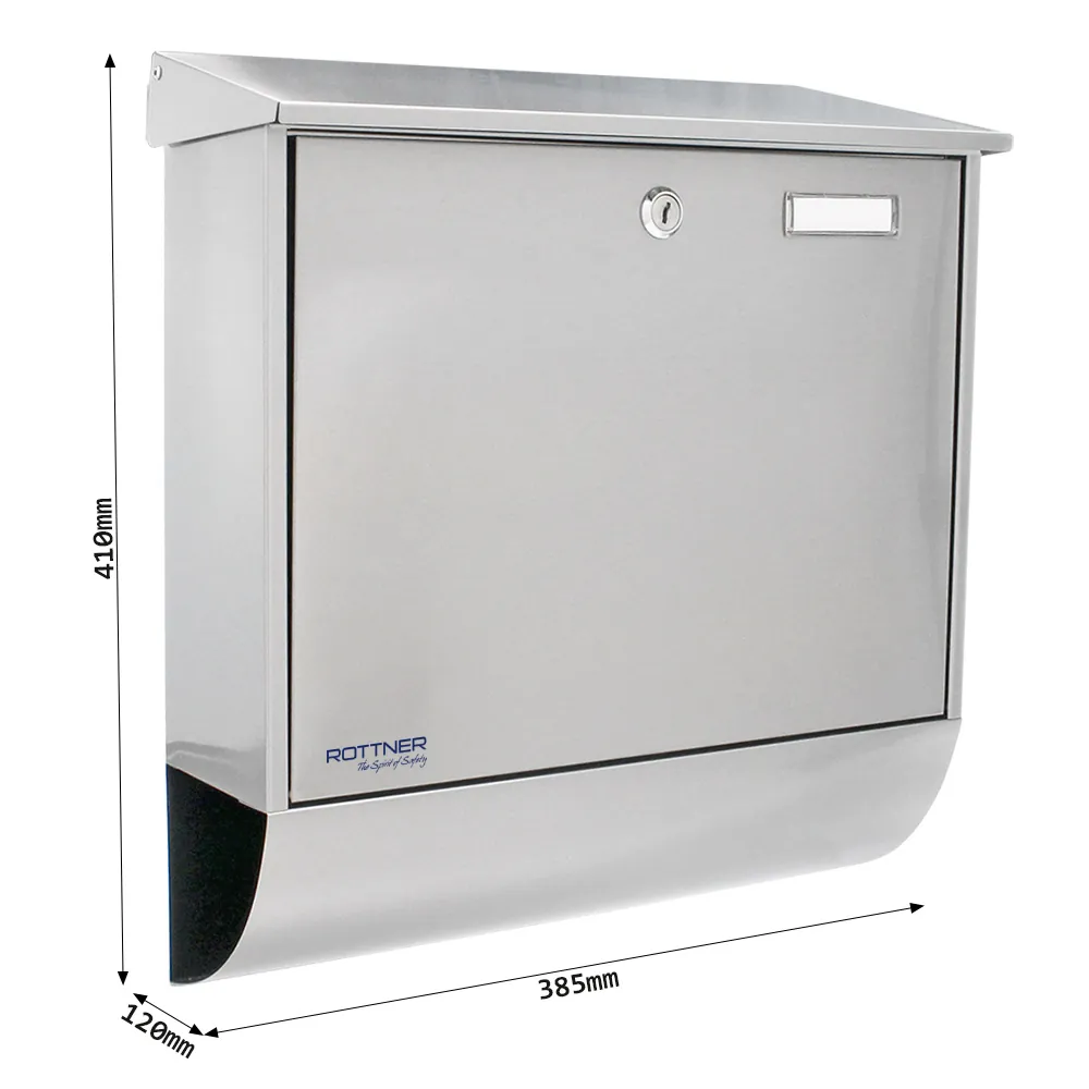 Rottner Briefkasten Expo Inox Produktbild img4 L
