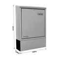 Rottner Briefkasten Libro Inox Produktbild img4 S