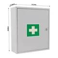 Rottner Medikamentenschrank MK1 Zylinderschloss weiß Produktbild img4 S