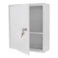 Rottner Medikamentenschrank MK1 Zylinderschloss weiß Produktbild img2 S