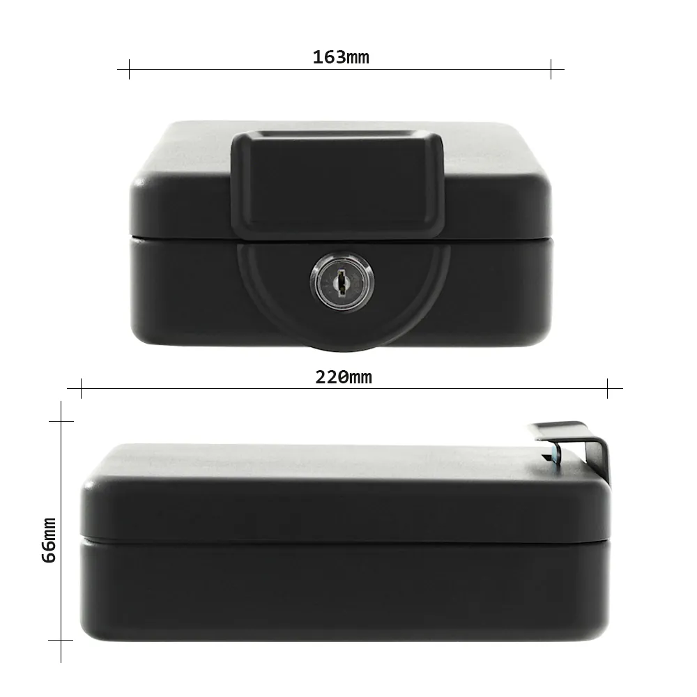 Rottner Autotresor Travel Safe Zylinderschloss schwarz Produktbild img5 L