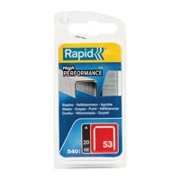 Produktbild von Rapid® - Klammern 53/20mm Stahl (verzinkt) 540er Pack, 40109508