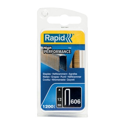 Produktbild von Rapid® - Klammern 606/12mm Stahl (verzinkt, geharzt) 1.200er Pack, 40109527