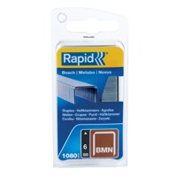 Produktbild von Rapid® - Klammern BMN/ 6mm Stahl (verzinkt) 1.080er Pack, 40109555