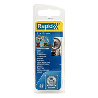 Rapid® Ösen mit Ring - 21 x 10mm, 25er Pack, 5000412 Produktbild