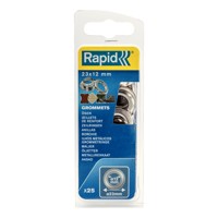 Produktbild von Rapid® - Ösen mit Ring - 23 x 12mm, 25er Pack, 5000413