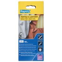 Produktbild von Rapid® - Klebesticks Textil & Leder Klebesticks ø12 x 190mm 48er Pack, 5001419