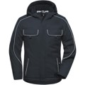 Produktbild von James & Nicholson - Winter Workwear Softshelljacke JN886, carbon, Größe XL