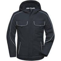 Produktbild von James & Nicholson - Winter Workwear Softshelljacke JN886, carbon, Größe M