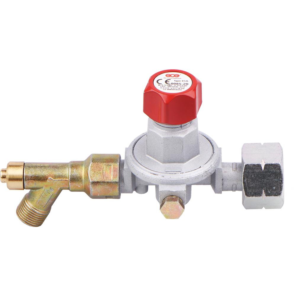 GCE rhöna® Propanregler Kombi Anschluss ohne Manometer 0,5-4 bar Produktbild img1 L