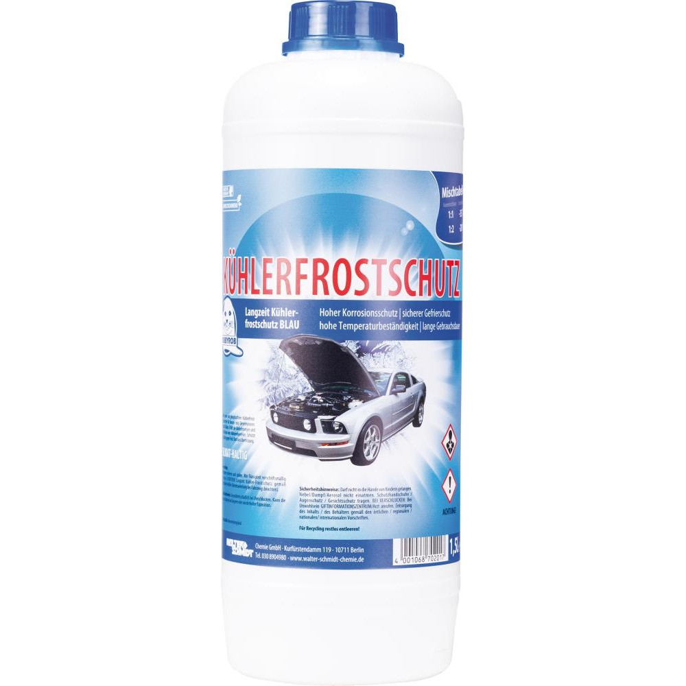 ROBBYROB Kühlerfrostschutz blau 1,5 Liter Aktionsartikel Produktbild img1 L