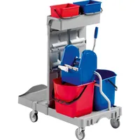 EVO-PRODUCTS Reinigungswagen Poly II 970 x 680 x 1110mm 2x15l Produktbild