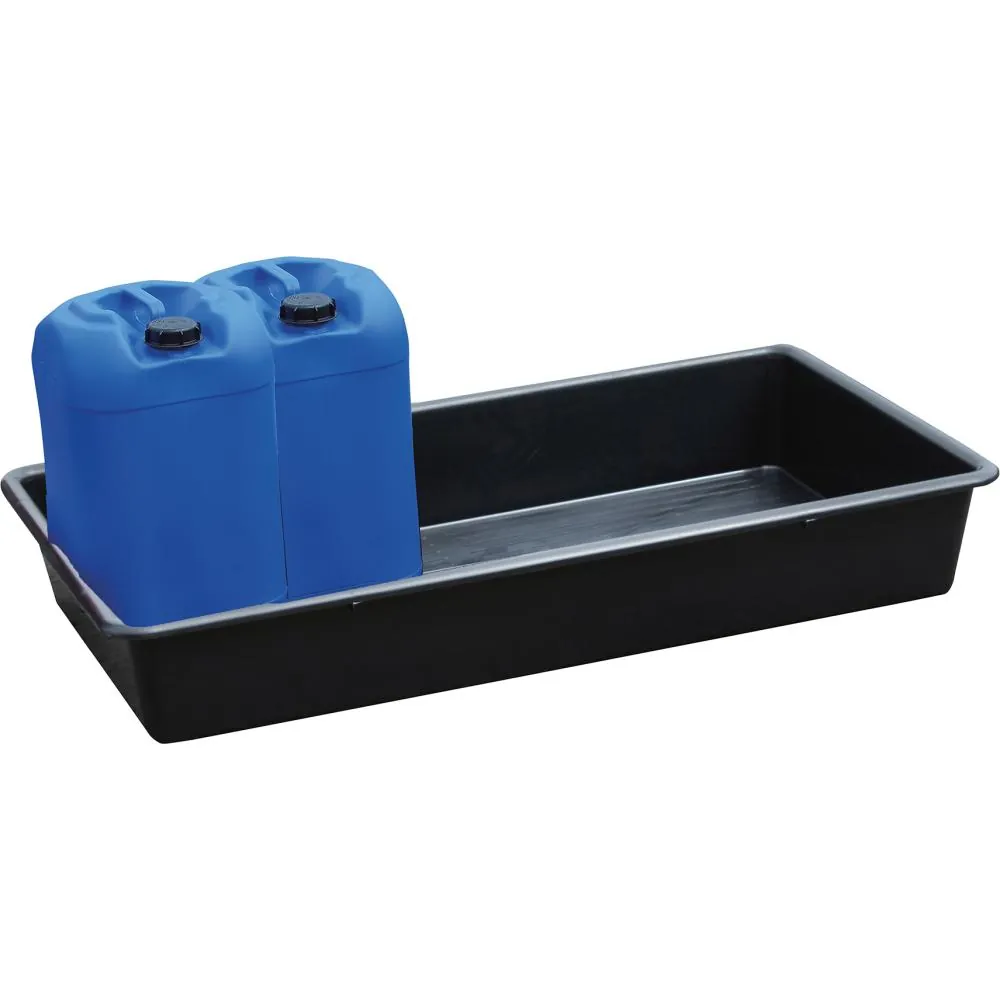 PE-Auffangwanne TT65 100 x 55 x 15cm, 65,5 Liter, Chemikalienbeständig Produktbild img3 L