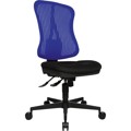 Produktbild von Topstar® - Drehstuhl Head Point schwarz/blau, Rückenlehne Netzbezug