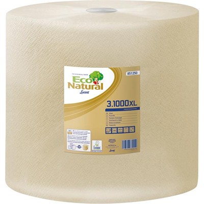 Produktbild von LUCART - Werkstatthandtuchrolle Eco Natur 3-lagig, 1000 Blatt 360 x 360mm