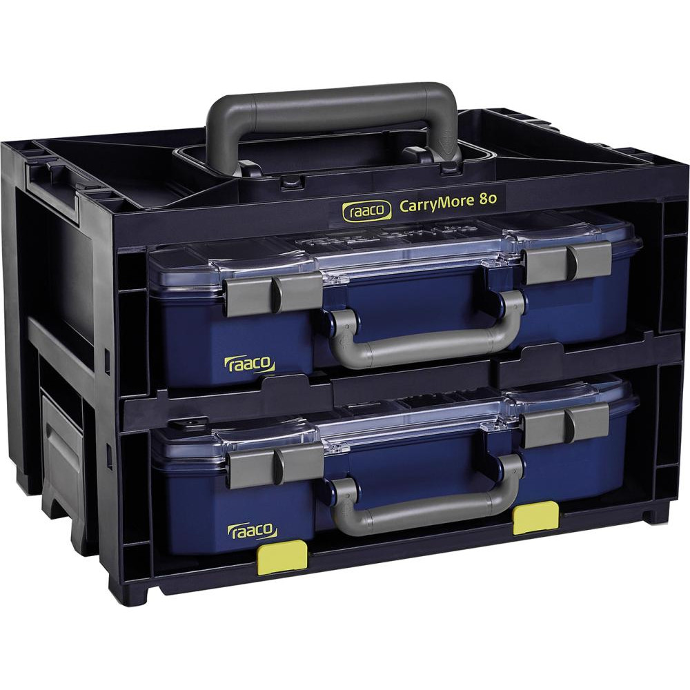 raaco CarryMore 80x2 mit 2 CL 80 4x8-9 Farbe: schwarz Produktbild img3 L