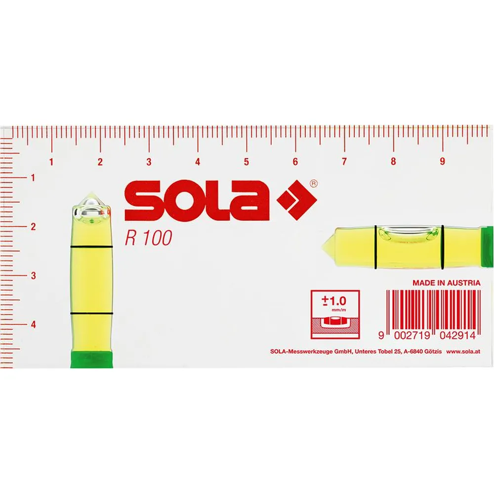 SOLA Kleinwasserwaage R100 10 cm Produktbild img2 L