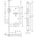 Produktbild von SSF - Einsteckschloss 28,PZW92/10,D65,F20x280ktg,Si,DL