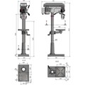 Produktbild von OPTIMUM® - Tischbohrmaschine 400V OPTIdrill D23Pro