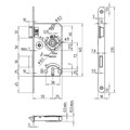 Produktbild von SAG - Einsteckschloss 1207000,BB72/8,D55,F18x235ktg,NiSi,DL