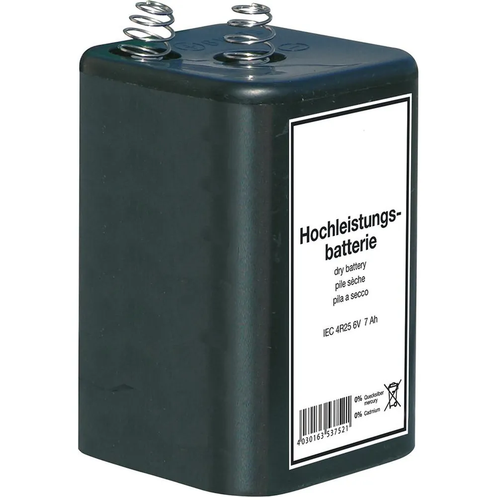 Blockbatterie 6V / 7 Ah Quecksilberfrei Produktbild img1 L