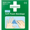 CEDERROTH Schaumbandage blau 6cm x 2m, 1 Stück Produktbild