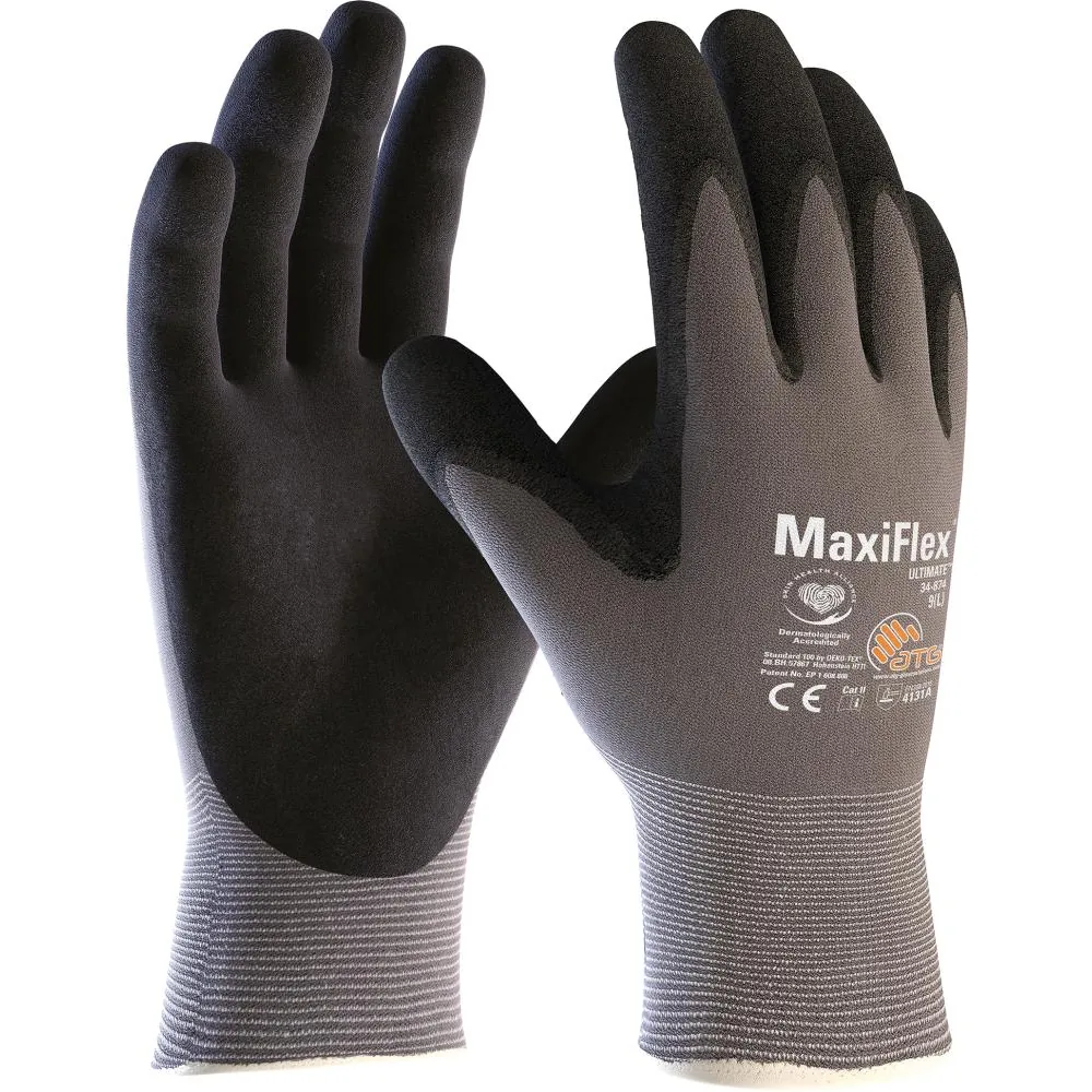 atg Montagehandschuhe MaxiFlex® Ultimate™ Größe 12 Produktbild img1 L