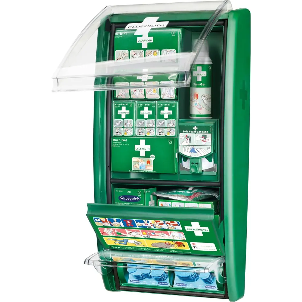 CEDERROTH Erste-Hilfe- und Verbrennungsstation incl. Inhalt Produktbild img2 L