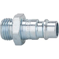 Produktbild von RIEGLER® - Nippel für Kupplung NW7,2-7,8, Stahl gehärtet/verzinkt, G 1/2" A, 0-