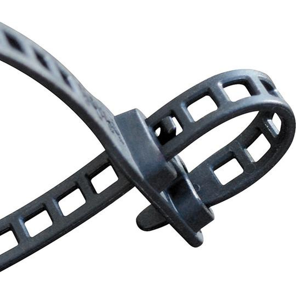 HellermannTyton Kabelbinder Softfix L, schwarz, 340 x 11,0mm Produktbild img2 L
