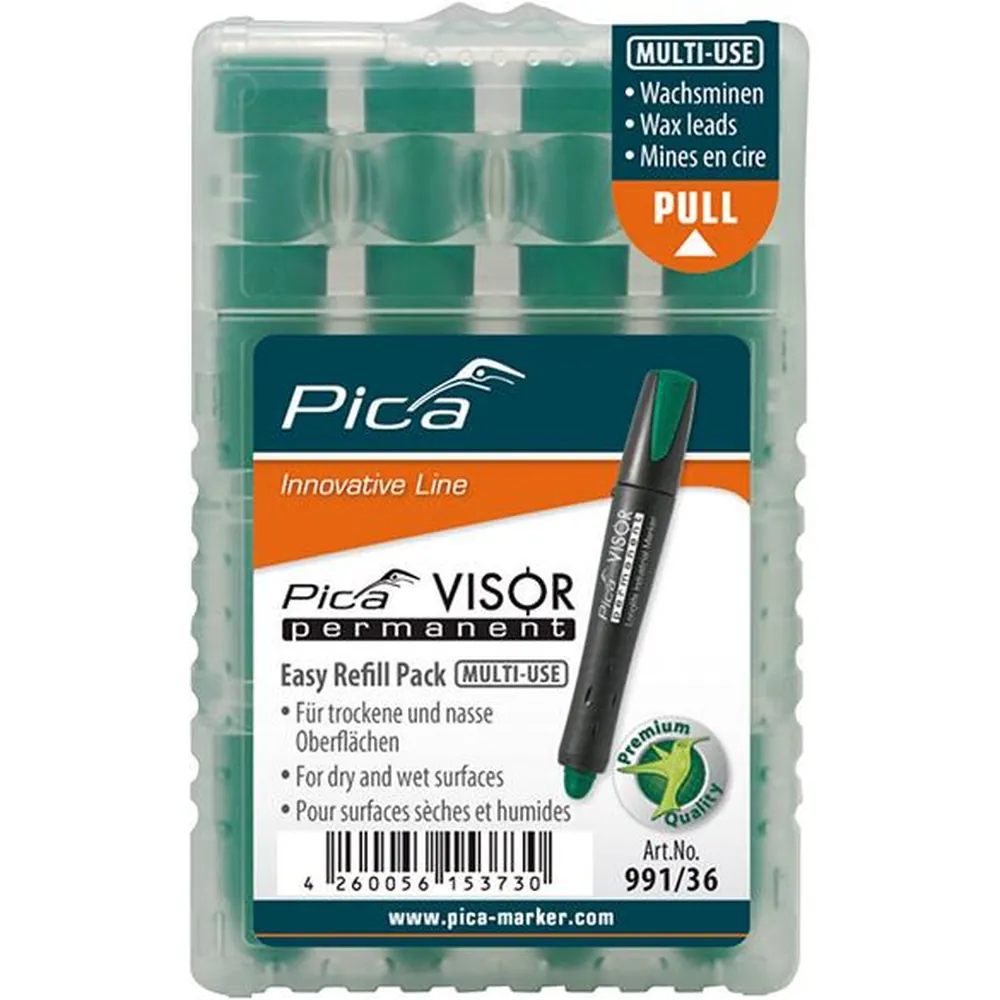 Pica Minen-Set für Permanentmarker VISOR Industrial grün Produktbild img1 L