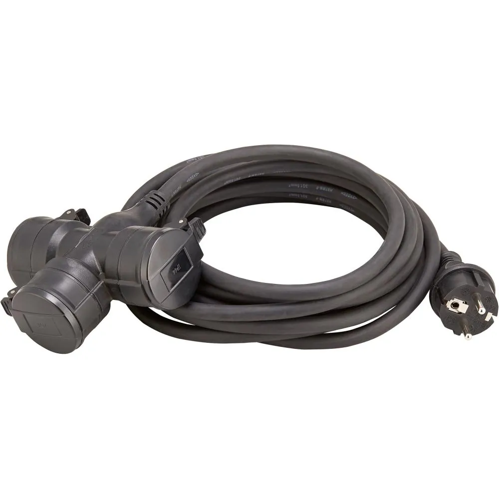 FORTIS Verlängerungskabel 3-fach H07RN-F3G1,5 10m Produktbild img1 L